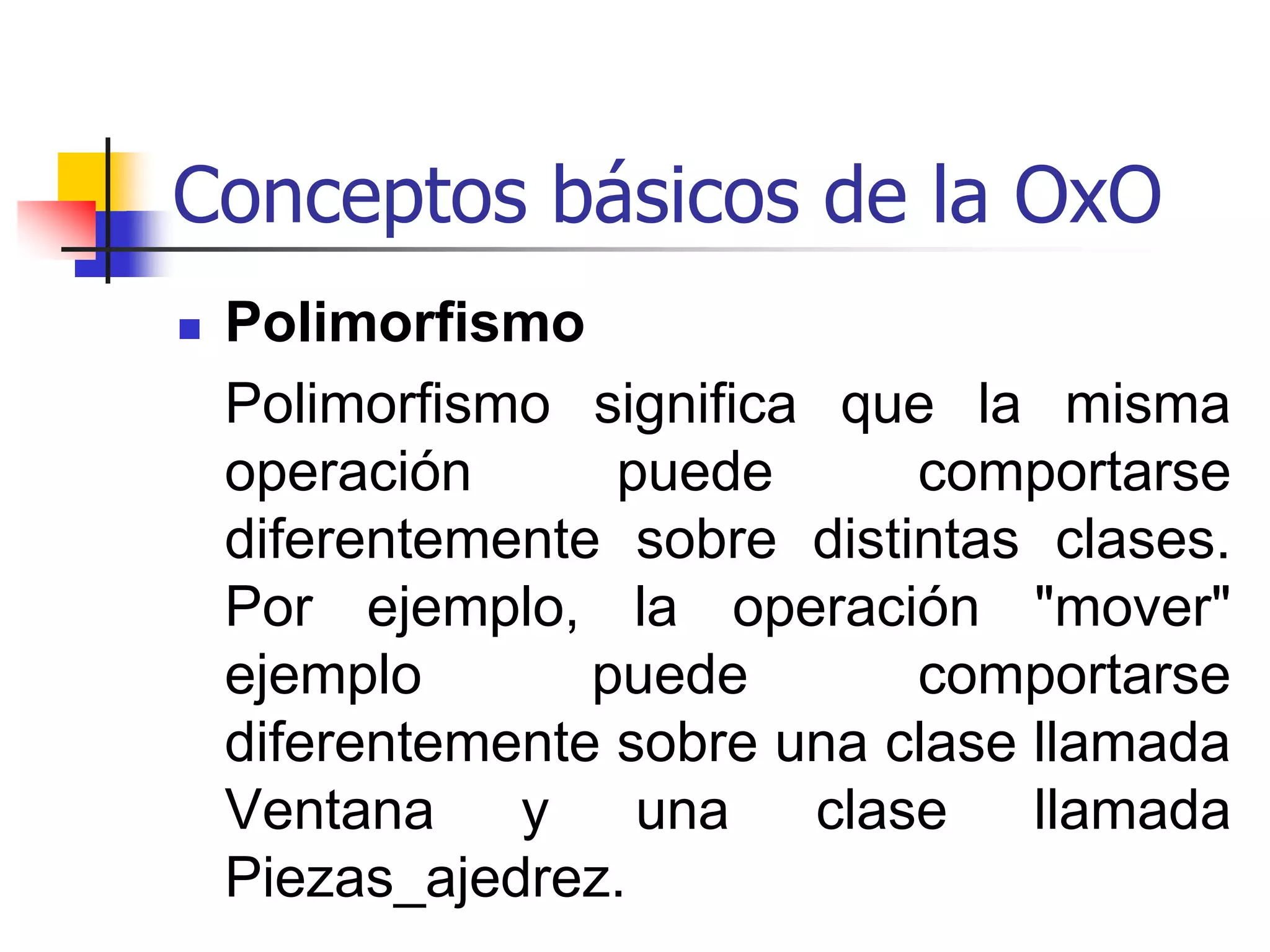 Conceptos básicos de la OxOCómo se invoca un método sobre un objeto?Nombre del objeto.Nombre del método(lista de parámetros);