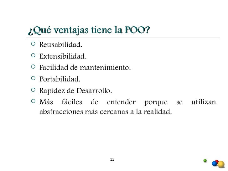 Programacion orientada a objetos