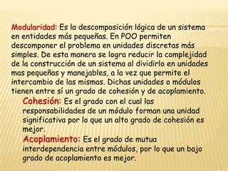 PROGRAMACION ORIENTADA A OBJETOS