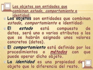 PROGRAMACION ORIENTADA A OBJETOS