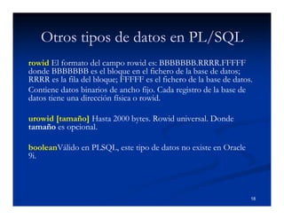 Programacion en PL/SQL teoria y ejemplos | PDF