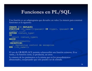 Programacion en PL/SQL teoria y ejemplos | PDF