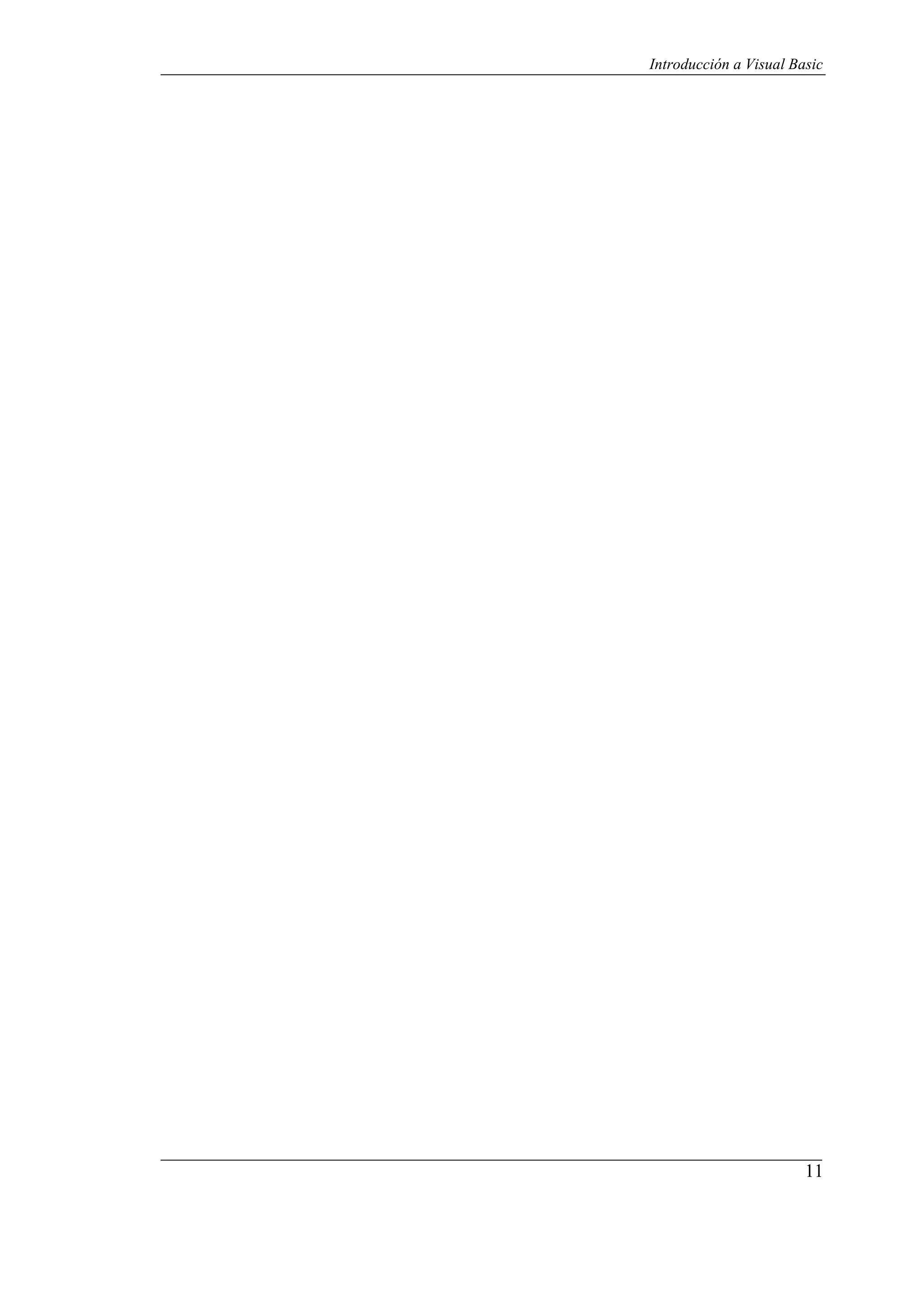 11
Introducción a Visual Basic
 