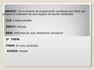 Programacion qbasic | PPT