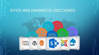 SITIOS WEB DINÁMICOS (SECCIONES)
 
