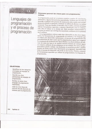 Programacion y desarrollo de software