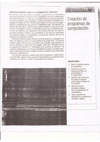 Programacion y desarrollo de software