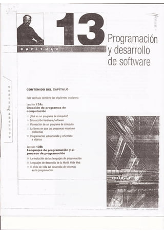 Programacion y desarrollo de software