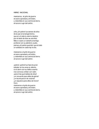 Programa civico enero | DOCX