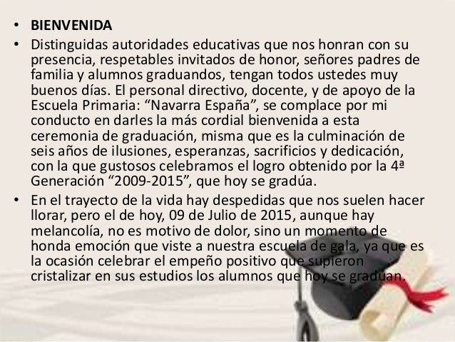 Programa Ceremonia De Graduacion Con Frases