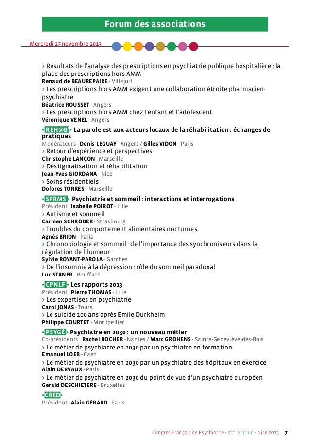 5º Congreso Frances De Psiquiatria