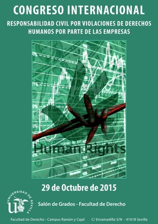 Congreso Internacional 'Responsabilidad Civil por Violaciones de Derecho Humanos por parte de las Empresas'