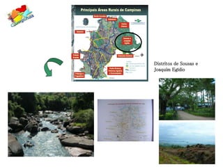 Distritos de Sousas e
Joaquim Egídio
 
