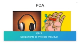 2020 SMALLSTORE. Todos os Direitos Reservados. Siga-nos!
13
PCA
EPI’S
Equipamento de Proteção Individual
 