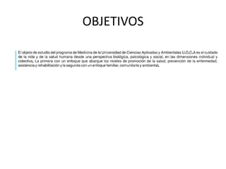OBJETIVOS

 