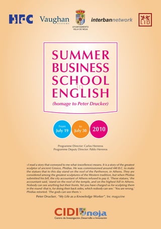 Programa Curso Summer Business