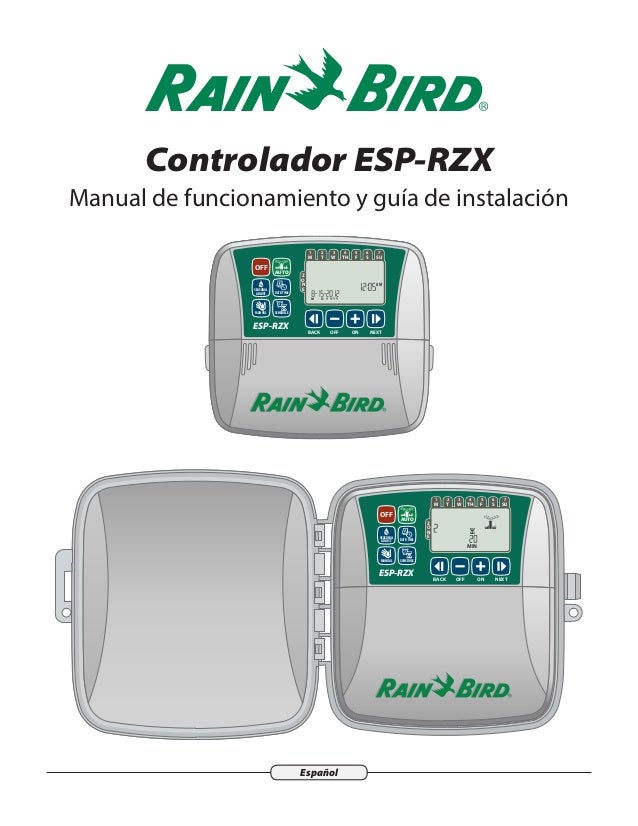 Programadaor de riego rain bird