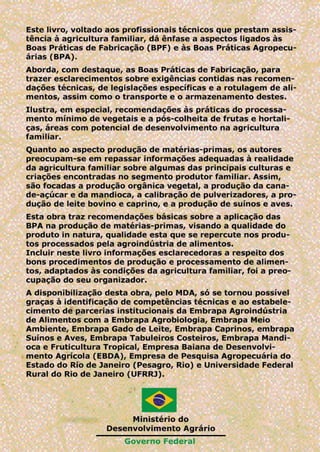 Programa de agroindustrializacao da agric familiar