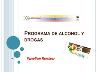 Programa de alcohol y drogas 
