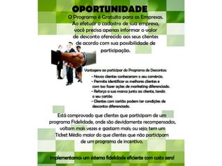 Programa de descontos