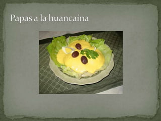 Papas a la huancaína