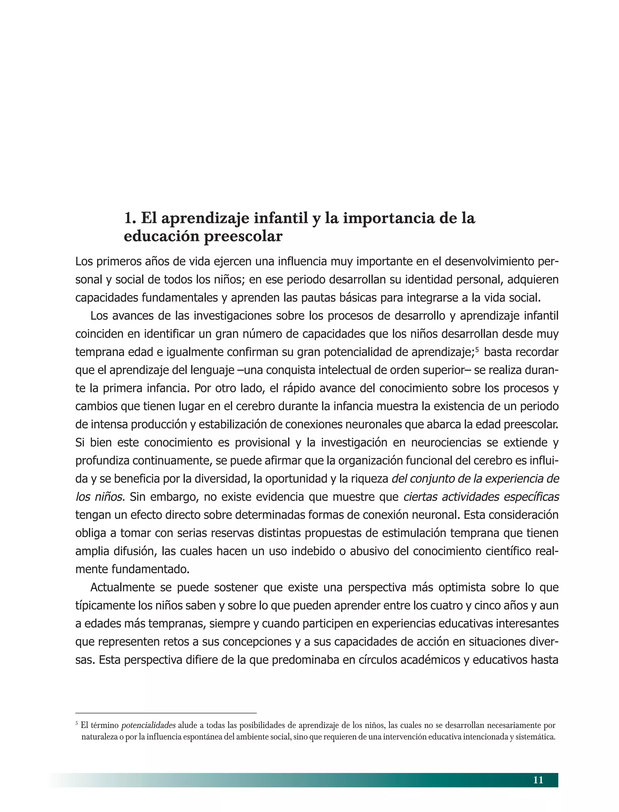 Programa de educación preescolar 2004 | PDF