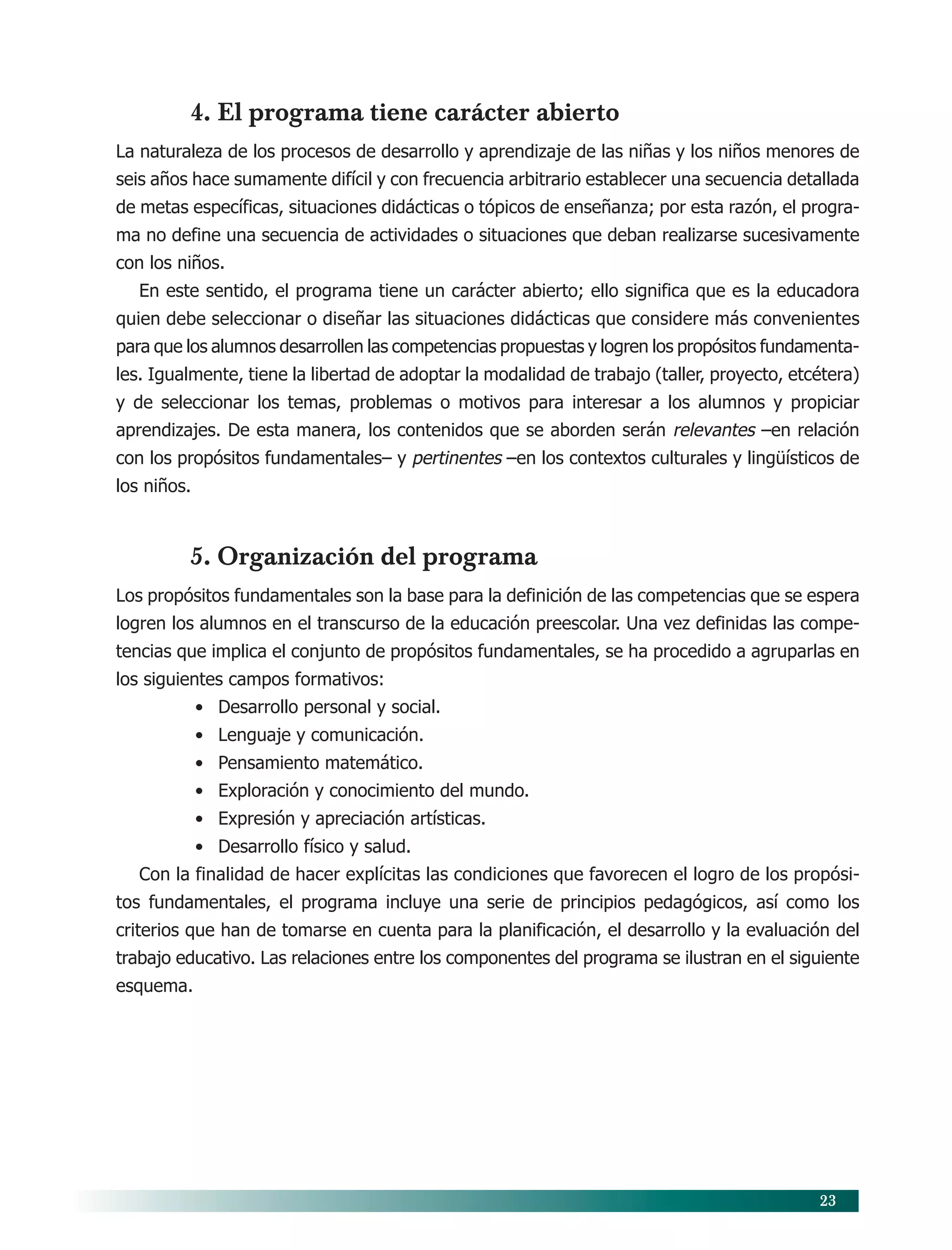 Programa de educación preescolar 2004 | PDF