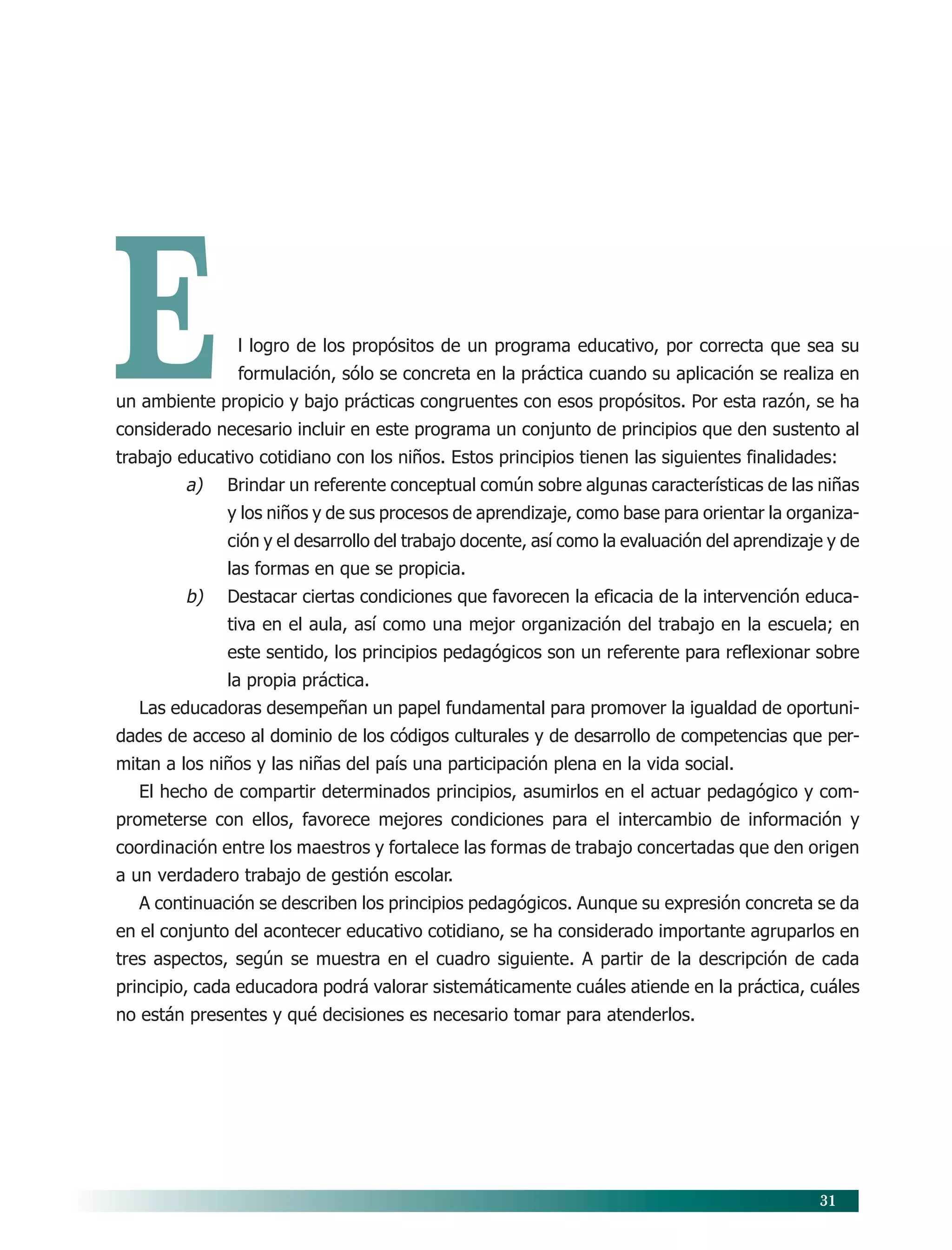 Programa de educación preescolar 2004 | PDF