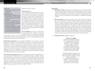 76 77
Programas de Escuela Sabática 2016Unión Mexicana de Chiapas
10:35- 10:40
•	 Agradecimientos y clausura por el Dir. de
Escuela Sabática.
a. Oración
Notas Importantes:
•	 Cada programa debe adaptarse al tiempo
asignado durante la 1ª. Sección y debiera
ser practicado durante varias veces previa
presentación.
•	 El director de la Escuela Sabática no se
ausentará de los programas sin motivos.
Deben velar porque todo se desarrolle de
acuerdo a lo recomendado.
•	 Testimonios de evangelización: Es cuando
cadamiembrosegúndispongandeltiempo
cuente a los otros miembros de qué mane-
ra ha compartido el evangelio durante las
semana. Esto debe hacerse cada sábado.  
entonemos el No. 497 “Manos”.
E. Bienvenida: #556
(Esta será dada por el director de la Escuela sa-
bática o anciano asesor) (El amor divino es impar-
cial). “Cristo vino a esta tierra con un mensaje de
misericordia y perdón. Puso el fundamento para
una religión mediante la cual judíos y gentiles, ne-
gros y blancos, siervos y libres, están unidos en
una fraternidad común, reconocidos como iguales
a la vista de Dios. Con energía y esperanza divinas
saluda a todos aquellos por quienes dio su vida”.
(Ofrecer una bienvenida muy especial y cariñosa
a las personas enfermas o con alguna capacidad
especial y entregarle el presente que se haya prepa-
rado para ellos).
F. Lectura bíblica: Lucas 13:12, 13. (Solo el amor
de Cristo puede sanar). “Solamente el amor que
fluye del corazón de Cristo puede sanar. Solo aquel
en quién fluye ese amor, como la savia en el árbol, o la sangre en el cuerpo, puede restaurar
el alma herida”. Abramos en nuestras Biblias Lucas 13:12, 13 y leamos juntos como Jesús
mostró misericordia con las personas enfermas.
G. Oración de apertura: (El amor produce humildad). “El amor a Dios y a nuestro
prójimo no se revelará en actos imprudentes ni nos llevará a ser molestos, criticones o
dictatoriales. El amor no se envanece. El corazón donde reina el amor será guiado a una
conducta suave, cortés y compasiva hacia los demás, ya sea que nos gusten o no, ya sea que
nos respeten o nos traten mal”. Esta mañana queremos invitar a nuestros hermanos que
vayan en busca de alguno de nuestros invitados que nos acompañan para orar por ellos.
(Mientras los acercan a la plataforma se puede poner como fondo musical el himno no.
502 “Brilla en el sitio”). “Cristo vino a esta tierra con un mensaje de misericordia y perdón.
El Salvador ama sin límites a cada ser humano”.
H. Introducción del programa: (Director del programa o Líder del Grupo Pequeño si
se presenta por G.P.). (El amor de Cristo es una energía vitalizadora y sanadora). “El amor
que Cristo infunde en todo nuestro ser es un poder vivificante. Da salud a cada una de las
partes vitales: el cerebro, el corazón y los nervios. Por su medio las energías más potentes
de nuestro ser despiertan y entran en actividad. Libra el alma de culpa y tristeza, de la
ansiedad y congoja que agotan las fuerzas de la vida. Con él viene la serenidad y la calma.
Implanta en el alma un gozo que nada en la tierra puede destruir: el gozo que hay en el
Espíritu Santo un gozo que da salud y vida” (MC 78 (1905)).
I. Desarrollo:
1.	 Marcando el rumbo: (El amor por otros produce gozo). Es hora de que tomemos
el rumbo y de que hagamos la obra que Jesús realizó mientras estuvo en la tierra.
La pluma inspirada dice: “¡Cultiven el amor de Cristo! Debería surgir del alma del
cristiano como manantiales en el desierto, que refrescan y embellecen, que llevan
alegría, paz y gozo a su propia vida y a la de los demás”. Escucharemos marcando
el rumbo.
2.	 Relato misionero: (Su amor por las almas mide su amor a Dios). “Es tiempo de
que sea un colaborador con Cristo y los ángeles celestiales. ¿Despertará usted? Hay
almas entre ustedes que necesitan de su ayuda”. Hoy es tiempo de despertar y de
actuar, si conocemos a alguien con alguna capacidad especial intenta ayudarlo. Tal
vez podrías compartir algún libro o hacer algo tan sencillo como invitarle a comer
en familia o quizá ayudarle en casa en alguna ocasión. Pero también hay algo im-
portante que debemos de tener presente al querer ayudar y es, no ayudar demasiado
cuando no hace falta. ¿Por qué? Porque, al igual que a nosotros, a los personas con
necesidades especiales les gusta ser tan independientes como les sea posible. Pero
esta mañana escucharemos el misionero que también nos recuerda cómo podemos
ayudar a otras personas que están muy lejos pero que nos necesitan mucho.
3.	 Especiales: Poesías o cantos. (Sugerencia)
Jesús y el mendigo
Marchaba el buen Jesús por el camino
En sus largas jornadas por el mundo;
Y era entrada la noche cuando vino
A postrarse a sus pies un vagabundo.
Y le dijo con júbilo y con llanto,
¿Eres Jesús el Nazareno? ¡Cuánto
te he buscado Señor! para que me hagas
un grandísimo bien, y abrió su manto
y el cuerpo le mostro lleno de llagas.
De pueblo en pueblo voy para que vean
Mis ulceras sangrientas y mitiguen mi dolor,
Pero los hombres me apedrean y los perros
Rabiosos me persiguen.
Ten piedad de mis llagas miserables tú,
que llevas el bien por donde caminas,
¡Tócalas con tus manos amorosas!
Que convierten en rosas las espinas.
 