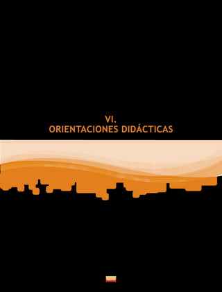 VI.
ORIENTACIONES DIDÁCTICAS
 
