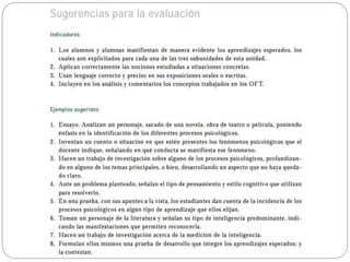 Programa de estudio Filosofía y Psicología