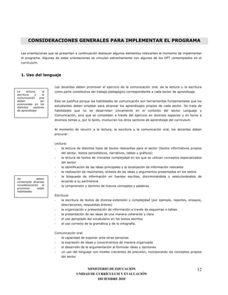 #                .   #            :            .                   .       ,    ,                / .               .#:. ,

    9                    8
                    7
        '       7



    23 +            ""


                             9
6                                                                                                                                               7


                             3           )         8                                                                       )                8
                                                                                                                                   7 .
                                         8                                 @                                     0                  9
                             *                     8                               :
                                                                                                                                   '        7



                                     1


                             9   1
                             -                                         0                                             4 0       )
                                               0               '                                <)       5
                             -                     0                                        8


                             -           )                                                                   )
                             -                             @       '                                                                        0
                             -       @8                    )               )                                     <                      <
(

                             -                                                                       7


                             3       1
                             -                         0                   0                             4
                                                                       5
                             -                                             )                :                8
                             -
                             -                                                     0
                             -                                 <                       )7
                                                                                       '


                             *                 1
                             -                         0
                             -   0
                             -                                             )
                             -




                                                  MINISTERIO DE EDUCACIÓN                                                                           12
                                             UNIDAD DE CURRÍCULUM Y EVALUACIÓN
                                                        DICIEMBRE 2010
 