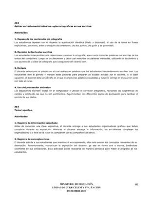 9
        "                                      "               "             $                                3


        %


23 .              "                                                $
                                                                   )
9                                                                                         :       4                            5                        )
    0                                                      :                      ?                   ?                            :   7


53 . %            "               -
9                                                                                             )
                                                                                              '
    0                 6       7 9
                                                    )
                                                    '                                             7


93
3                                         <   )                                               8                            )                                7 9
                                  <   )                                                                                                         7
                                               <       )           8
                      7


E3 +        "                                 -
9                                         0                                                                               <)
                                      8                                    7 30                           )
                      0       7



        E
/                 3


        %


23 .                      $                            (
                                                   0                                                                                       <)       8
                                      0                7 !                                                        )
                          )                                                               6                           7


53 .                                          "%
3                                                       8                    :        0
            7 "                                                        0                                                  )                             <
                                              7 3
            7




                                                            MINISTERIO DE EDUCACIÓN                                                                           40
                                                       UNIDAD DE CURRÍCULUM Y EVALUACIÓN
                                                                  DICIEMBRE 2010
 