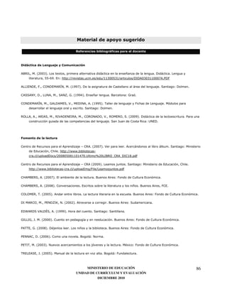 ,                 "

                                               . $                !!"         $                             "




    B (9 !7 4%$$+57 9
     2                            0                                   <                                6                                 7; <            79
                      ,,       73 1     1`
                                         `           7    7      `     `
                                                                       ##+$$,+#`                                ` (; $+$+##$$$/ 7";
                                                                                                                ;

    99(3A 3
         ;         7 * A 3! 2 A !7 4#
                        ;    U                 /57 ;                                 *                          <                             7.                  1;            7

* .. A ; 9&A
      S 7                      !7 . A J 4#
                                     b 7           57 3       6              7B                        1J           7

* A 3! 2 A !7 J 9; !3. K !3;
   ;    U               7   (A                            7 4#       ,57                                                         9                 7!
                                                    7.            1;             7

2 99       7       2 . !7 2 ; 3(2
                    (      (K 3A                !7 * 2 A ;                 K 2 !32
                                                                            7                      .7 4%$$ 57 ; <                                                          7"
                                                                             7.              =              *           2       1 &A 7
                                                                                                                                    3;




6                   ""

*              2                                 V *2 7 4%$$/57 K                                  7                <                         <          7.                1!
          3                *      7    1`HHH7
                                         `
          7 `           ;       `
                                %$$-$,$-##$# /$7&                c%$9(B ^
                                                                       2 *2 ^ (*#-7
                                                                             ;                                      )

*              2                                 V *2 4%$$ 57 9                                        7.               1!                        3                    *    7
           1`HHH7
             `                           7 `         (    `       `
                                                                  9                          7    )

*I !B .
     32             7 4%$$/57 3                               7B                         1                  *               3                 7

*I !B .
     32             7 4%$$-57 *                 73                                                              6 7B                               *37

* 9 !32            7 4%$$,57                     79                                                         7B                       1                   *             3            7

; ! 2
 (   *         !7 "3A b
                     ; (R A 4%$$%57
                           7                                                7B                          1.                        7

3; 2 . K 9; .
  Y ;      a                   7 4#   57 I                 7.               1.                     7

J(99(J = !7 4%$$$57 *
       7                                            '                            7B                             1                 *               3                7

"      3 J 4%$$-57 ;
          7         :                   79      6                           7B                          1                   *             3                   7

"3A * ; 4%$$ 57 *
   A   7                                       7B         <A
                                                          1            7

"3 (     !7 4%$$+57 A                                                                            7 !:0          1                *                3                7

    2393 .3 = 4%$$,57 !
            7                                                         7B         <1                                 7



                                                    MINISTERIO DE EDUCACIÓN                                                                                                         86
                                               UNIDAD DE CURRÍCULUM Y EVALUACIÓN
                                                          DICIEMBRE 2010
 