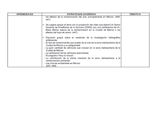 Programa de estudios - Química 1