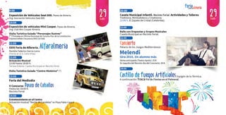 Programación #FeriaDeAlmeria 2015