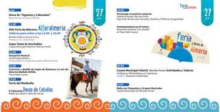 Programación #FeriaDeAlmeria 2015