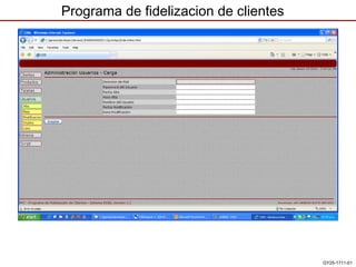Programa de fidelizacion de clientes GY25-1711-01 GY25-1711-01 