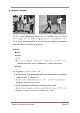 Ida Rincones Programa de habilidades básicas para el aprendizaje | PDF