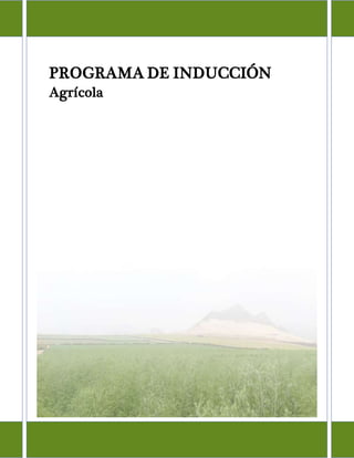 PROGRAMA DE INDUCCIÓN
Agrícola
 