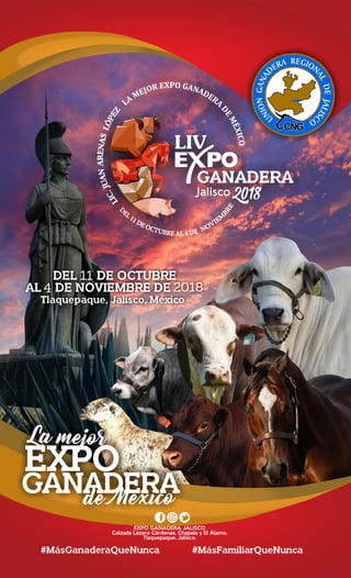 Programa I Expo Ganadera Jalisco 2018