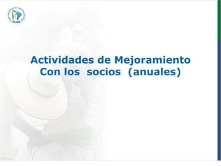 Programa de mejoramiento genetico Flar