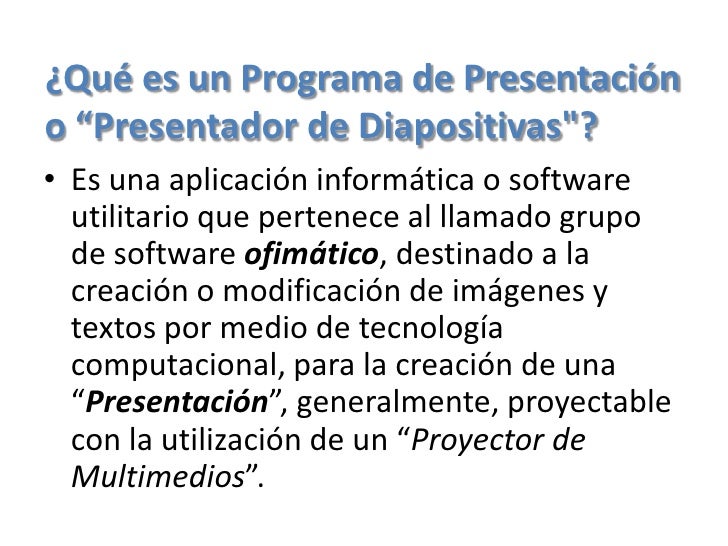 Programa de presentacion