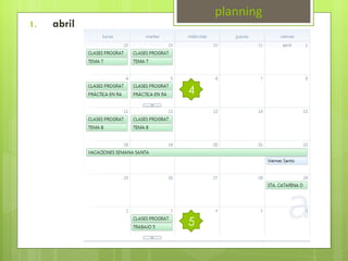 abril planning 5 4 