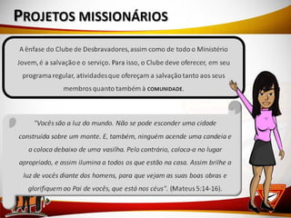 Programa do clube capelania