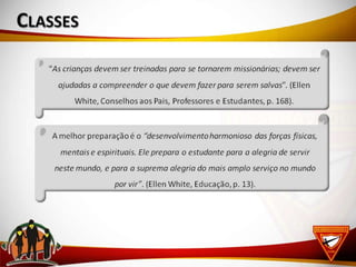 Programa do clube classes