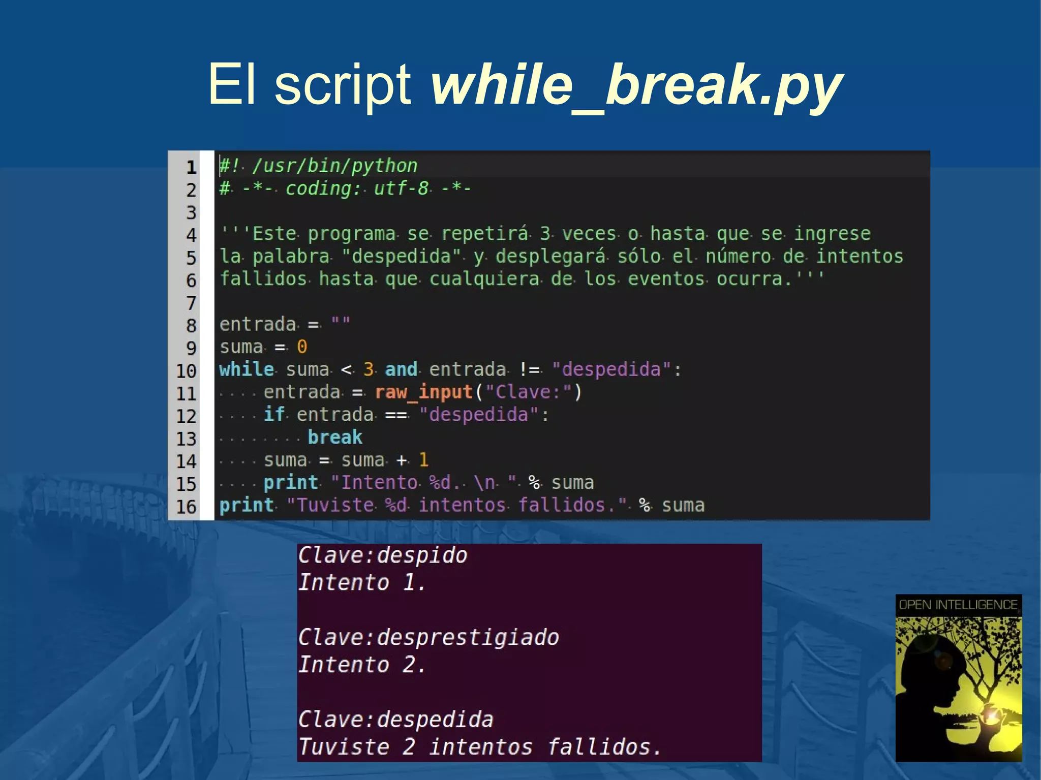 El script while_break.py

 