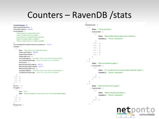 Counters – RavenDB /stats
 