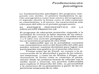 Programa educacion preescolar 1981