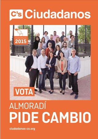 Programa electoral municipal 2015 almoradí